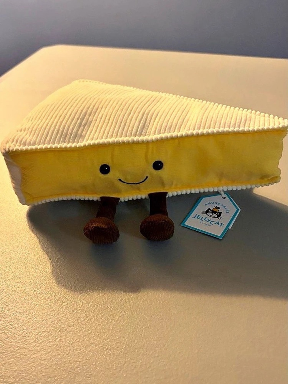 Jellycat Amuseables Brie Amuseables Toast Plush NWT